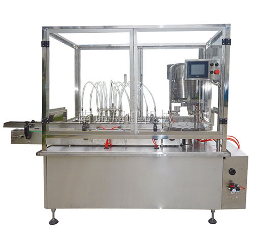 QGS-Z型直線式灌裝上塞軋蓋機